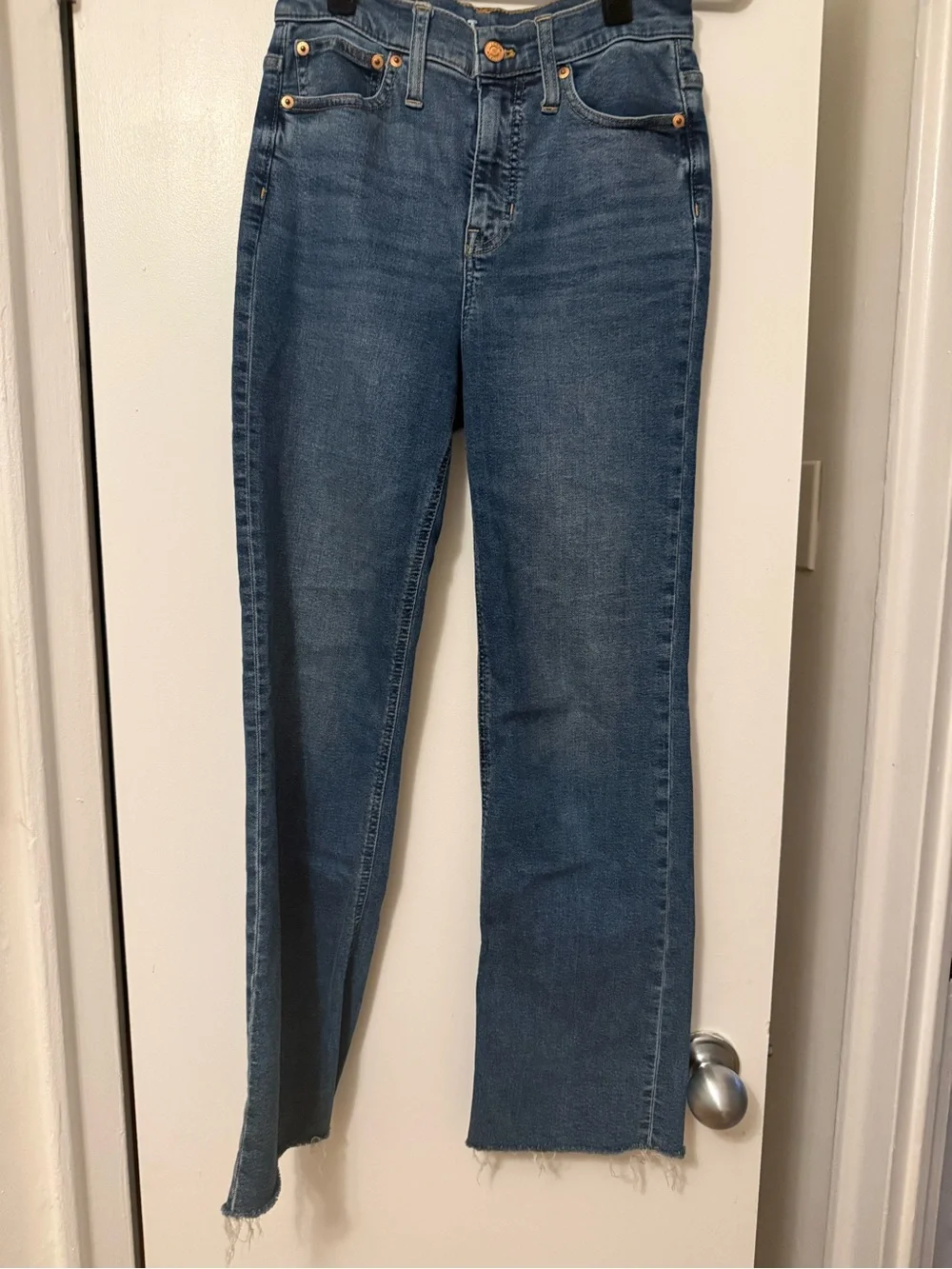 J. Crew Dark Blue Boot-Cut Jeans